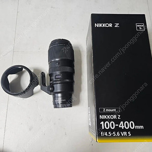 니콘z 100-400mm f4.5-5.6 망원렌즈 팝니다..