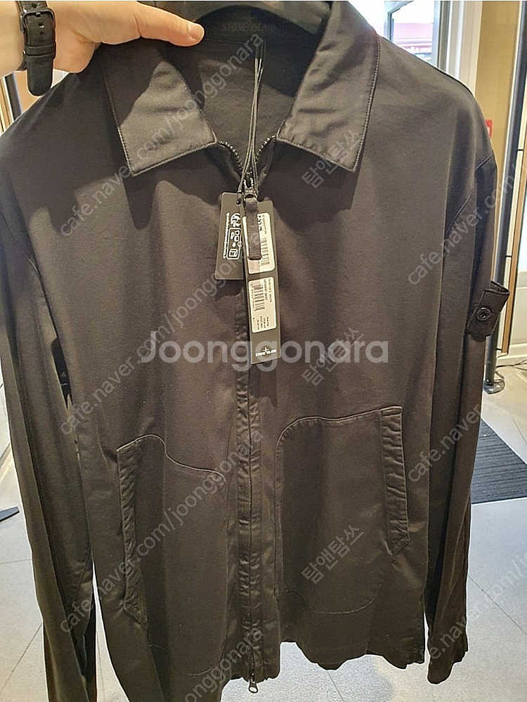 [새상품] 스톤아일랜드 고스트피스 오버셔츠 ( 블랙 L...--0