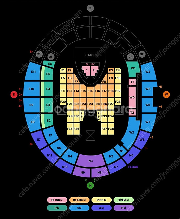 블랙핑크 콘서트 토/일 3층석 양도--0