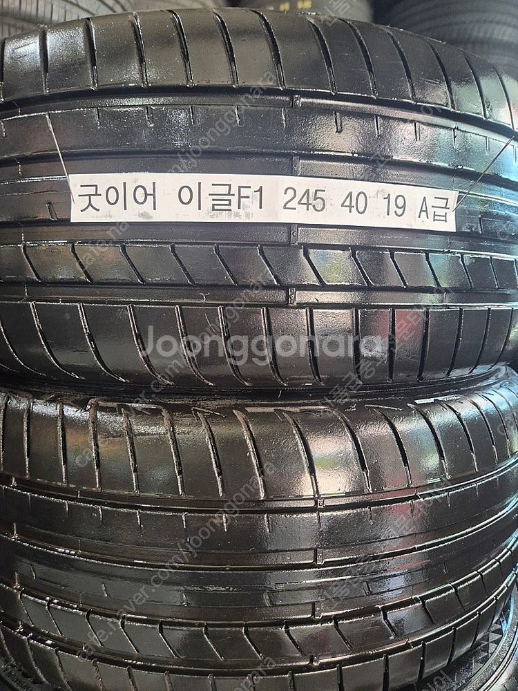 245 40 19 굿이어 런플렛 타이어 이글F1 장착무...--2