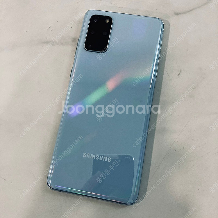 갤럭시 S20플러스 블루 256용량 무잔상매우깔끔 15만원 판매합니다!--1