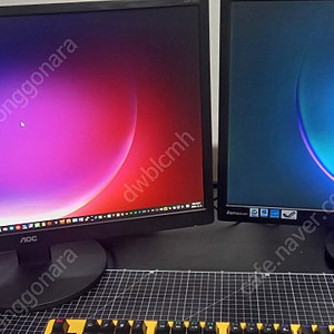24인치 모니터 2대 I2470SWQ