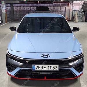 1,725 km 아반떼 중고 더 뉴 아반떼 CN7 2.0 N 중고차구매 파란색