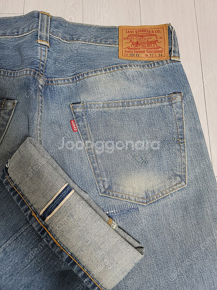 리바이스 LVC 47501 W32 L34 워싱진 판매합니다--2