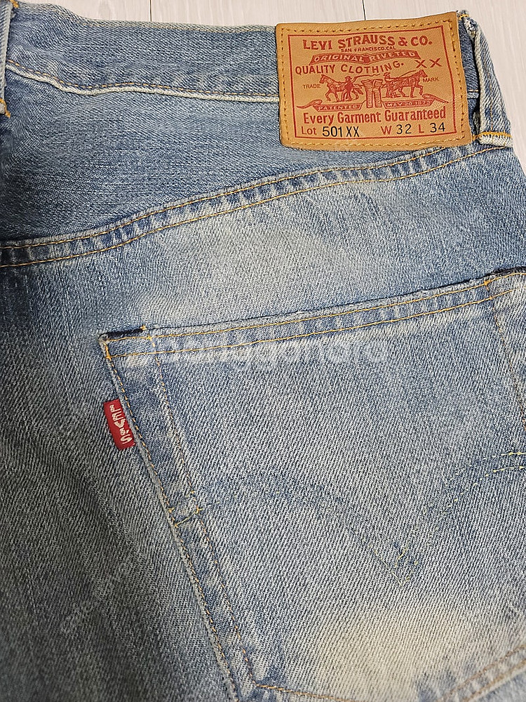 리바이스 LVC 47501 W32 L34 워싱진 판매합니다--4