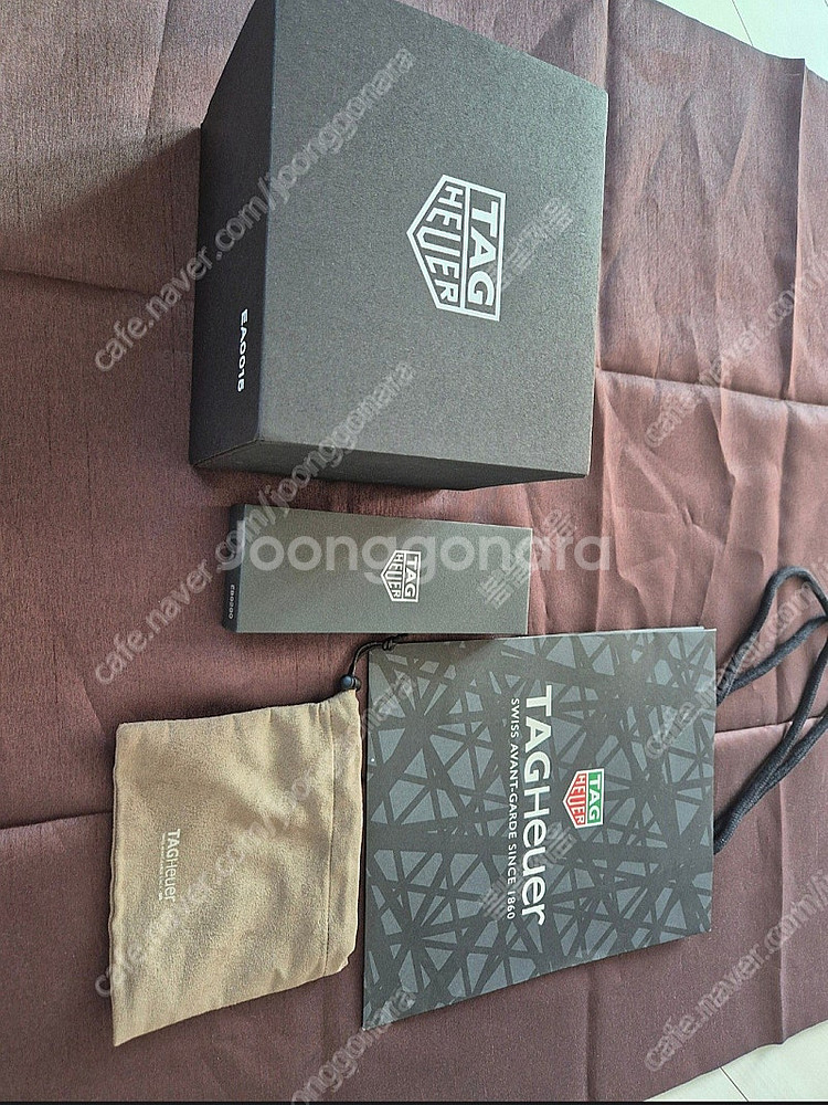 태그호이어 까레라 글라스박스 청판 국내정품 새제품--3
