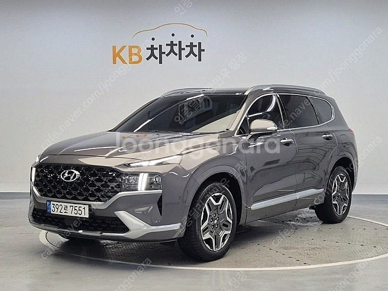 싼타페 중고차더 뉴 싼타페 하이브리드 중고 회색 2022년식 1.6 2WD 캘리그래피 중고차허위매물없는곳--0
