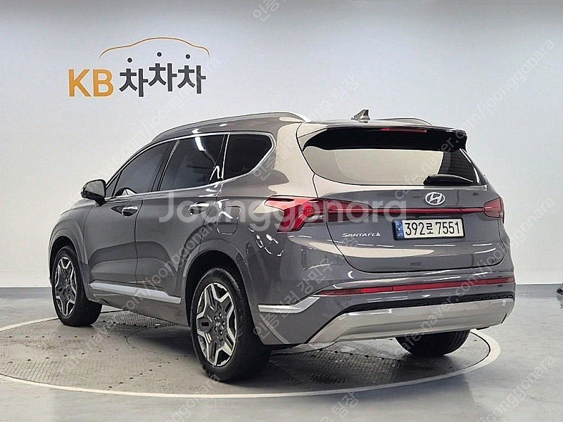 싼타페 중고차더 뉴 싼타페 하이브리드 중고 회색 2022년식 1.6 2WD 캘리그래피 중고차허위매물없는곳--3