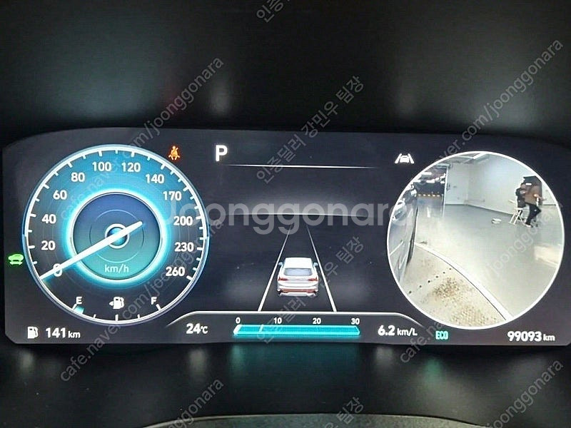 싼타페 중고차더 뉴 싼타페 하이브리드 중고 회색 2022년식 1.6 2WD 캘리그래피 중고차허위매물없는곳--7