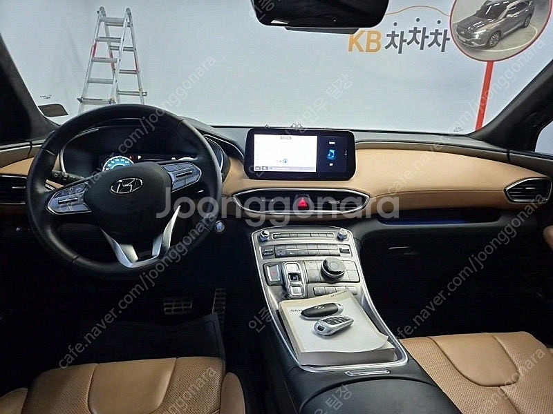 싼타페 중고차더 뉴 싼타페 하이브리드 중고 회색 2022년식 1.6 2WD 캘리그래피 중고차허위매물없는곳--8