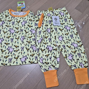 던스 주황돼지 상의110+하의8692