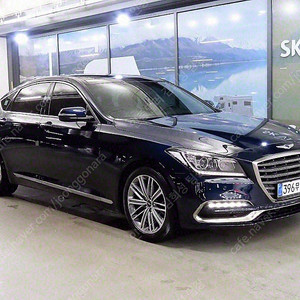 제네시스 G80 중고 제네시스 중고 가격 파란색 2018년식 3.3 GDI AWD 럭셔리 중고차량