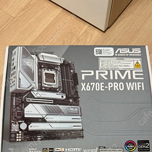 ASUS PRIME X670E-PRO WIFI 미개봉 새제품 메인보드 급처합니다.