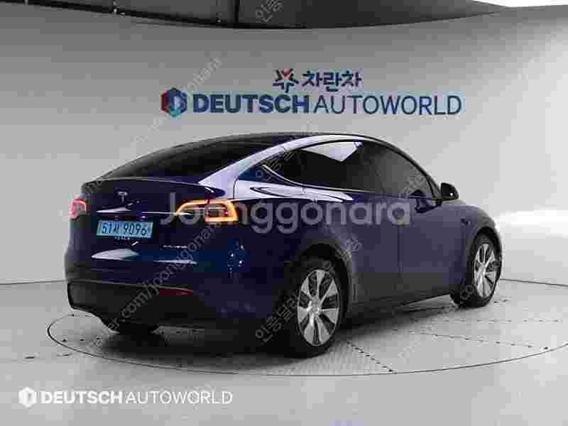 2022년형 파란색 테슬라 모델Y 중고 테슬라 중고 8...--7