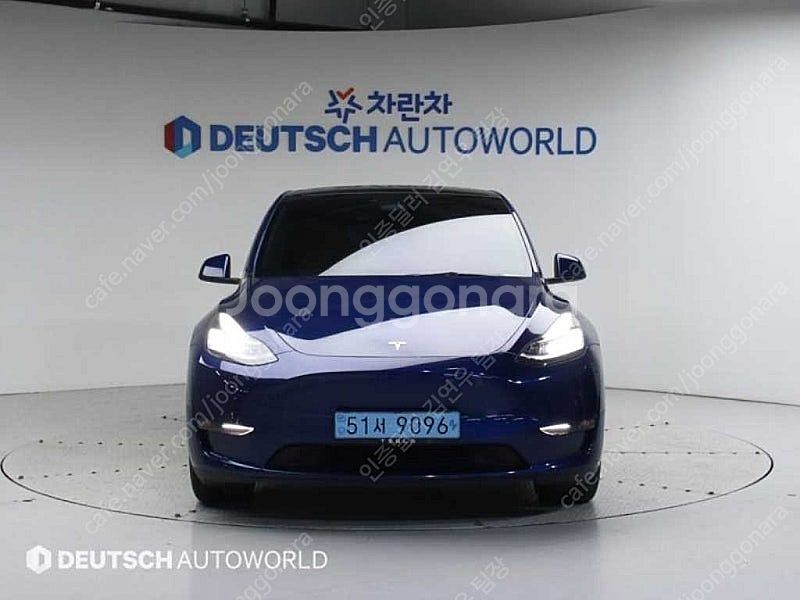 2022년형 파란색 테슬라 모델Y 중고 테슬라 중고 8...--8