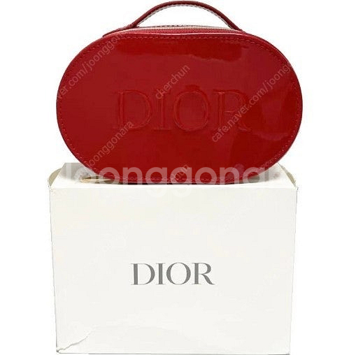 디올(Dior) 샤이니 레드 화장품 파우치(새상품)--1