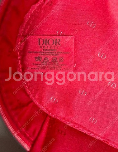 디올(Dior) 샤이니 레드 화장품 파우치(새상품)--2