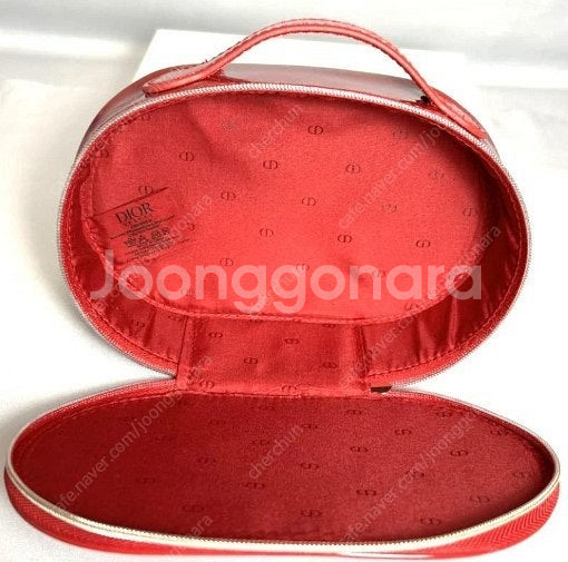 디올(Dior) 샤이니 레드 화장품 파우치(새상품)--3