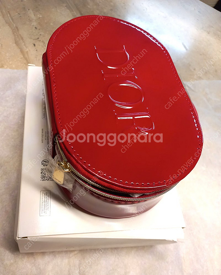 디올(Dior) 샤이니 레드 화장품 파우치(새상품)--7
