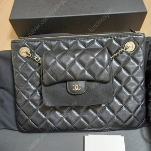 샤넬 카드지갑달린 클러치