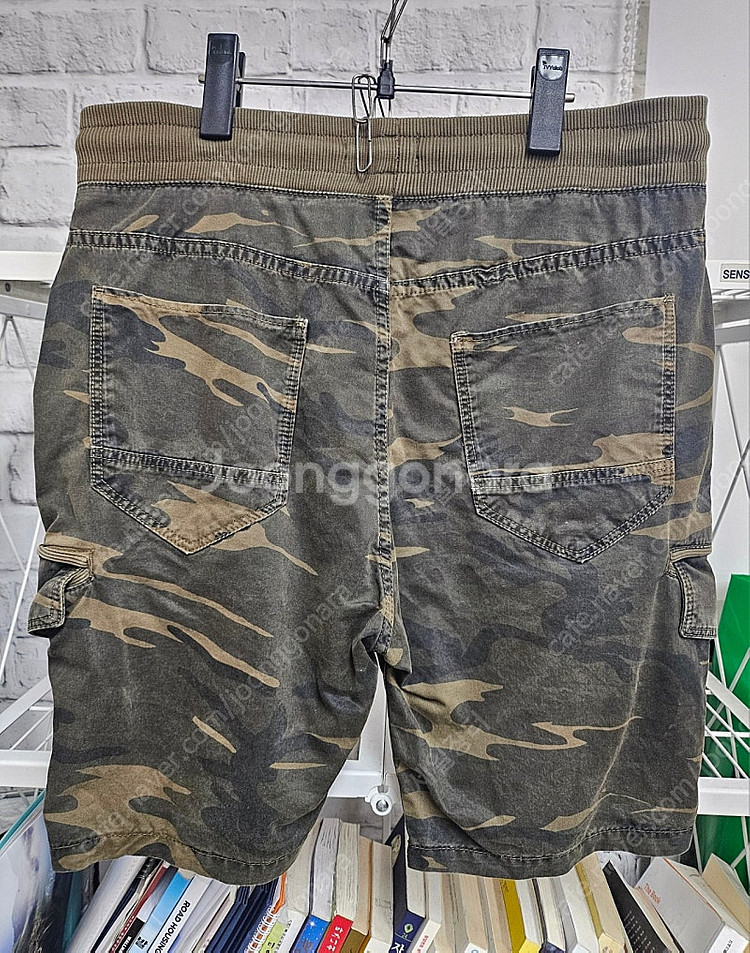 자라 카고팬츠 밀리터리 카모플라쥬 쇼츠 남성 카고반바지...--2
