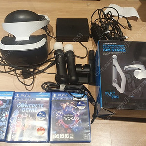 PS4 VR 2세대 3번 풀세트 + 게임시디