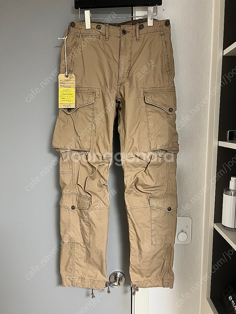 [새제품] RRL 더블알엘 레지먼트 포플린 카고 팬츠 28x32--0