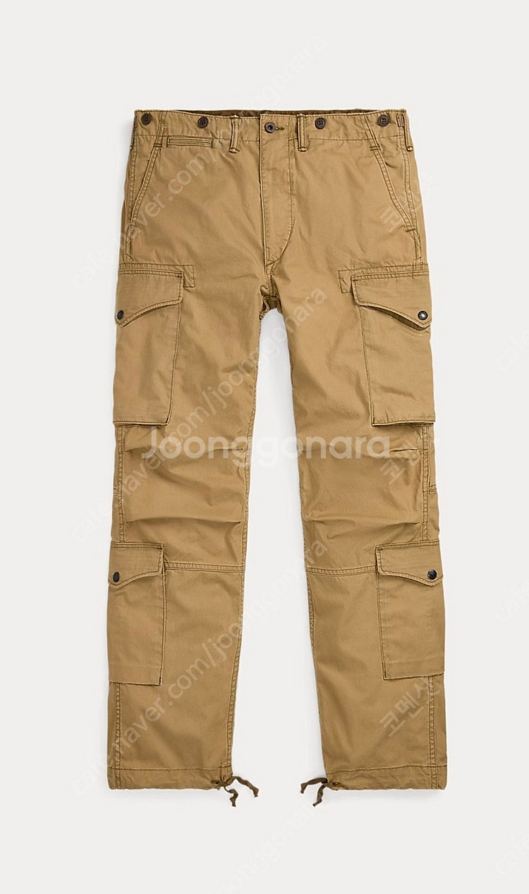 [새제품] RRL 더블알엘 레지먼트 포플린 카고 팬츠 28x32--2