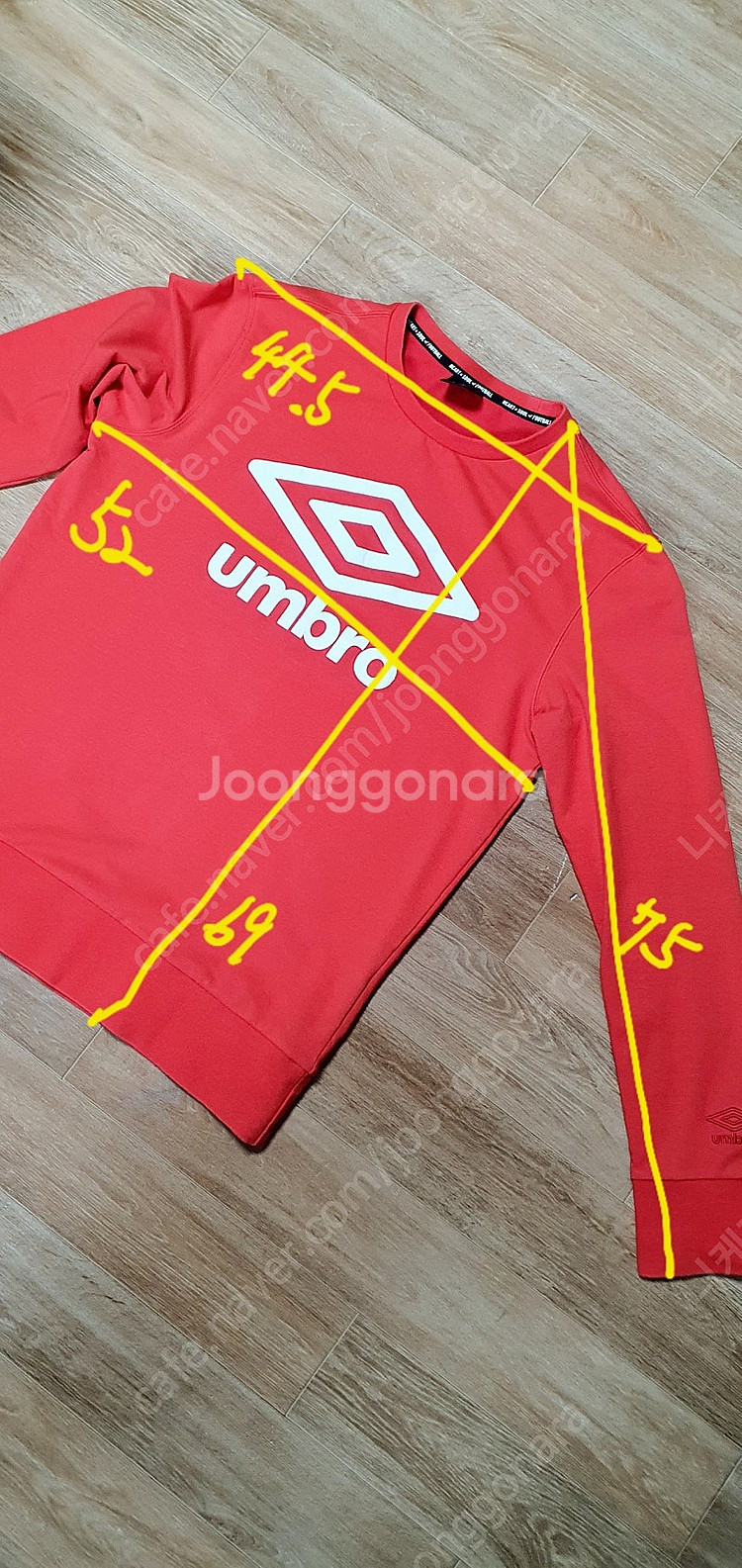 남.95-100 슬림) 엄브로 남성 맨투맨 umbro ...--5