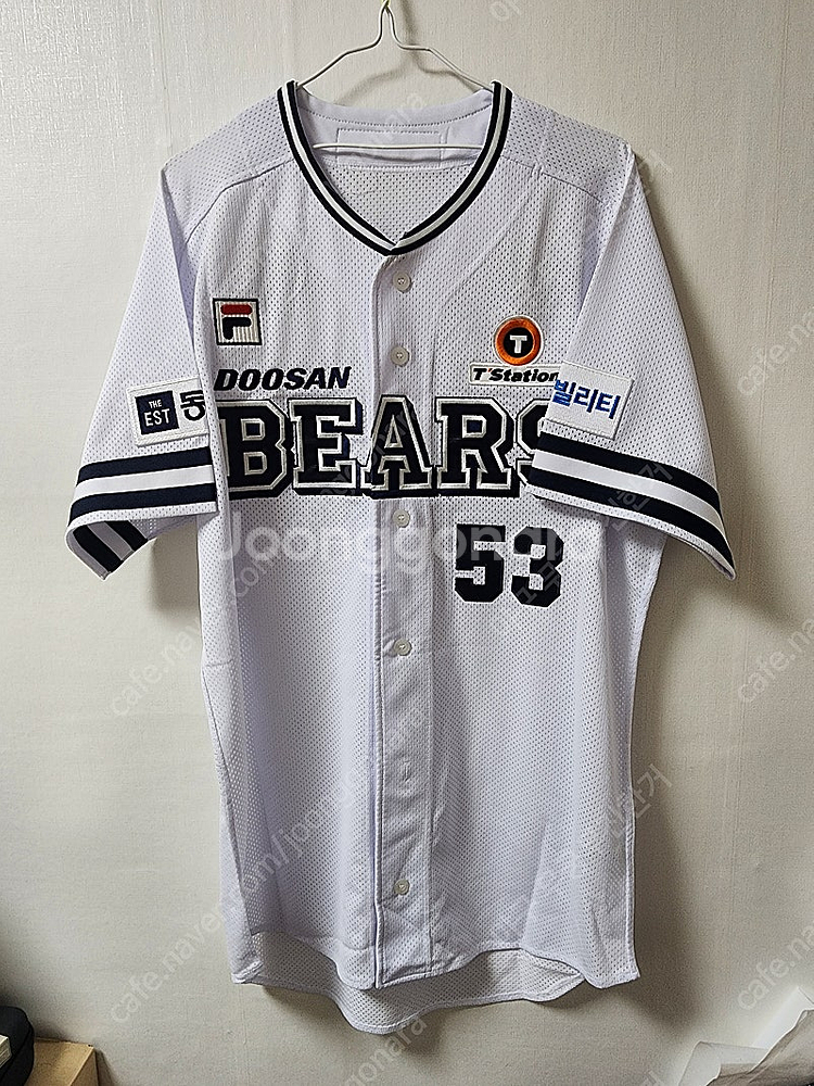 두산베어스 선수지급용 레트로 유니폼 53양석환 마킹--0