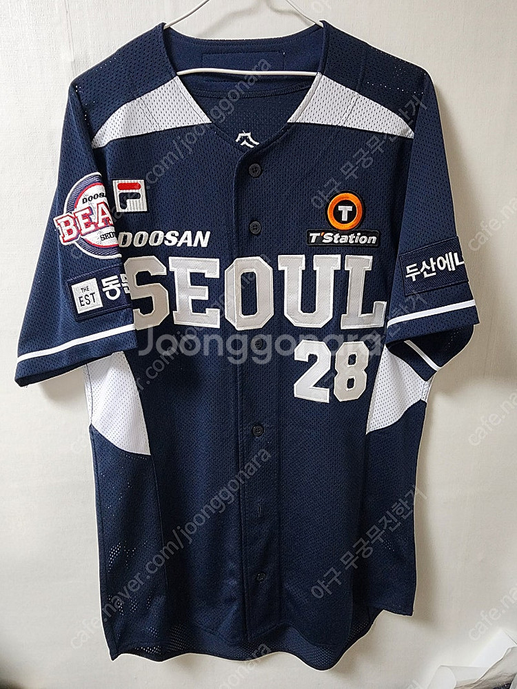 두산베어스 구단지급용 서울유니폼 28 최승용 마킹--0