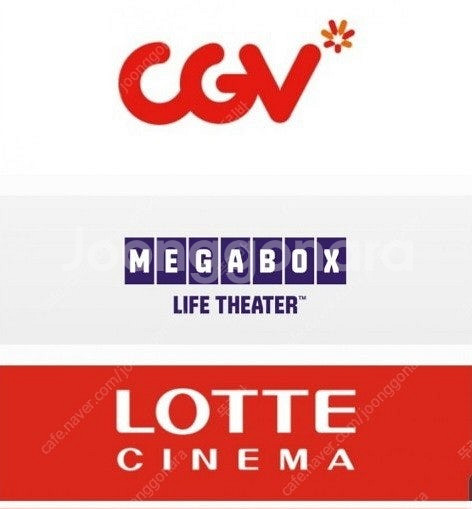 롯데시네마, 메가박스, CGV - 일반관, 특별관 - ...--0