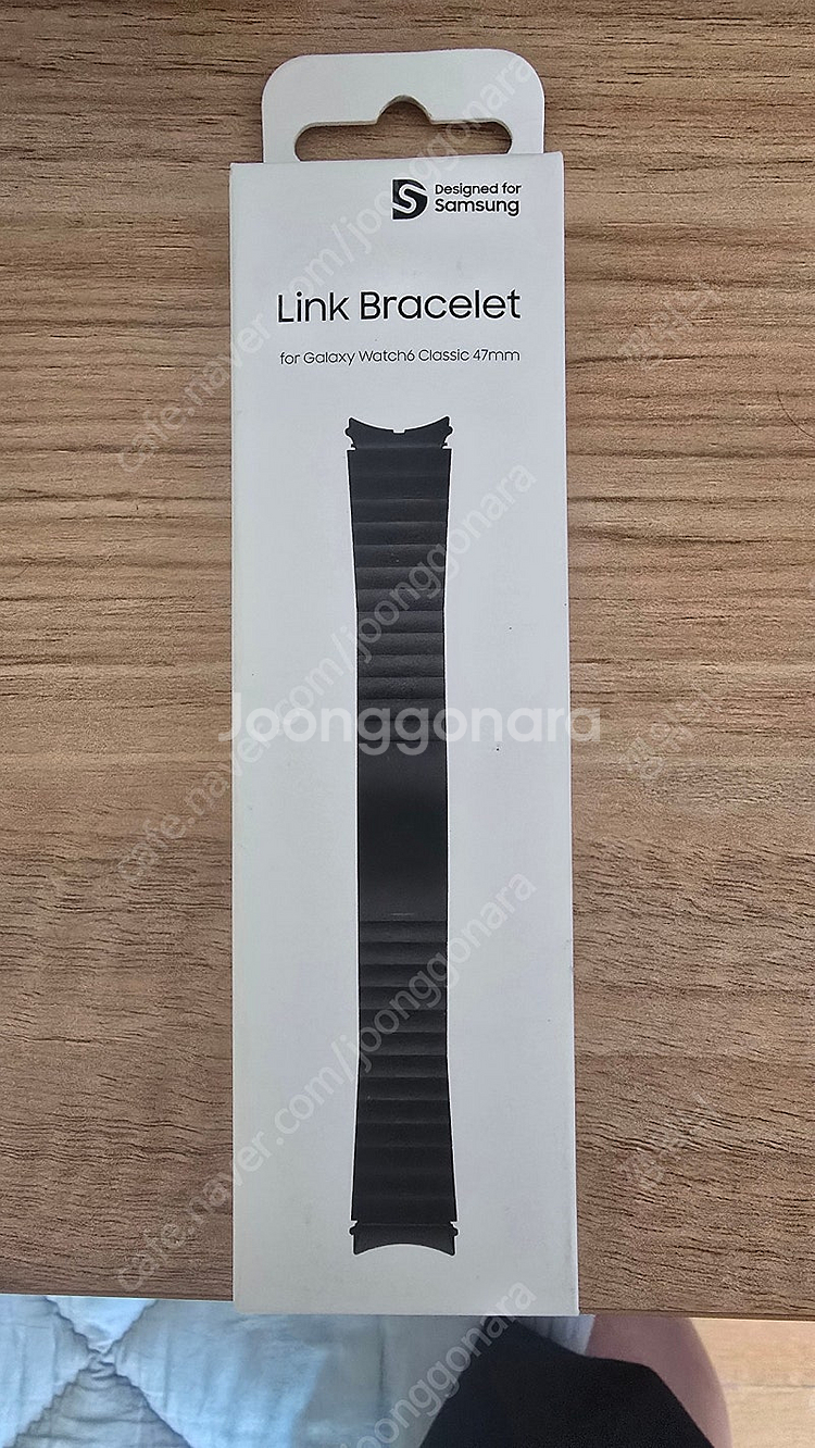갤럭시워치6,7 삼성 정품 링크브레이슬릿 블랙 팝니다--0