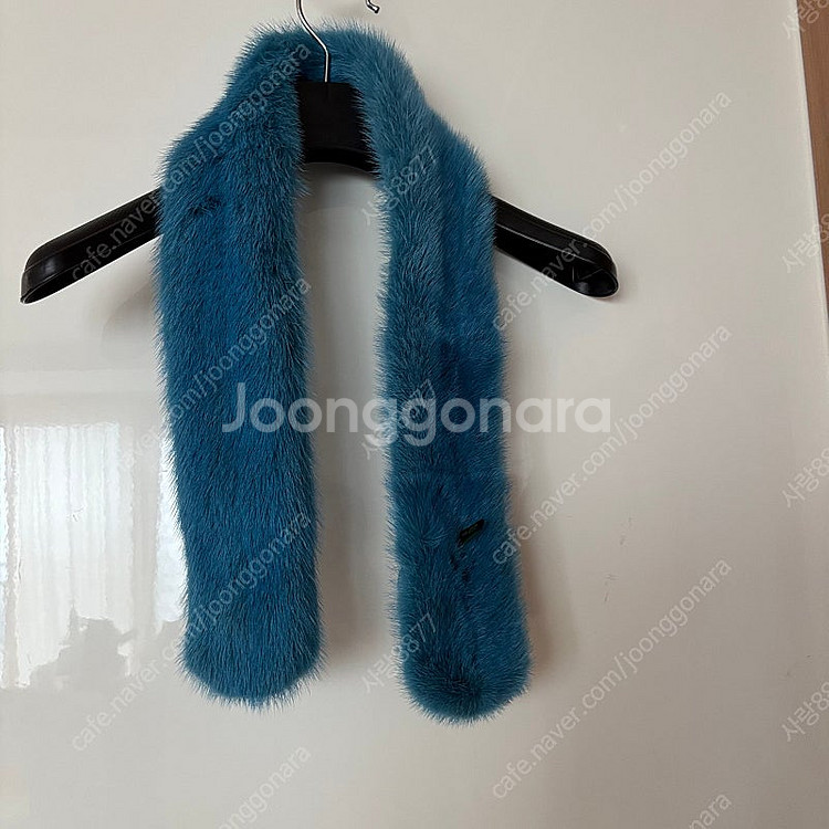 베네통 리얼 밍크 쁘띠 머플러 목도리 올드머니룩 하객룩...--1