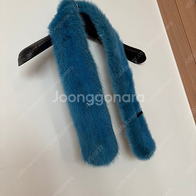 베네통 리얼 밍크 쁘띠 머플러 목도리 올드머니룩 하객룩...--2