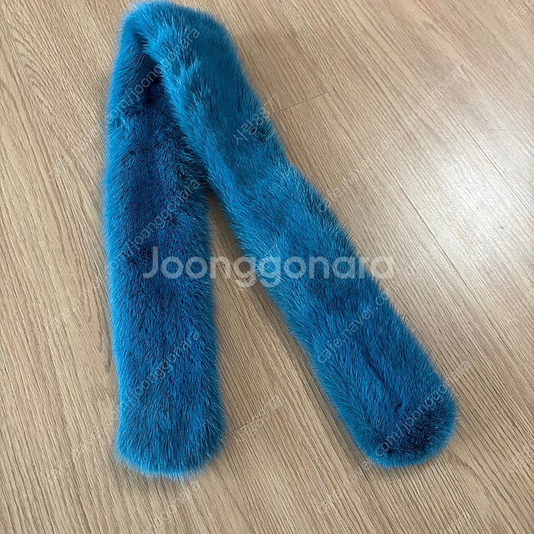 베네통 리얼 밍크 쁘띠 머플러 목도리 올드머니룩 하객룩...--7