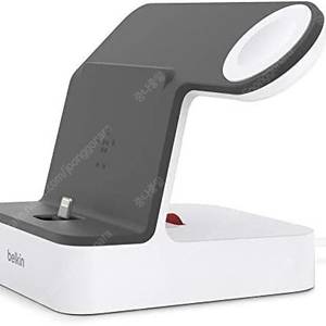 벨킨 2-In-1 파워하우스 BELKIN POWERHOUSE (아이폰 라이트닝, 애플워치 충전) F8J237V2 박스 박풀 뜯지 않은 새거 팝니다