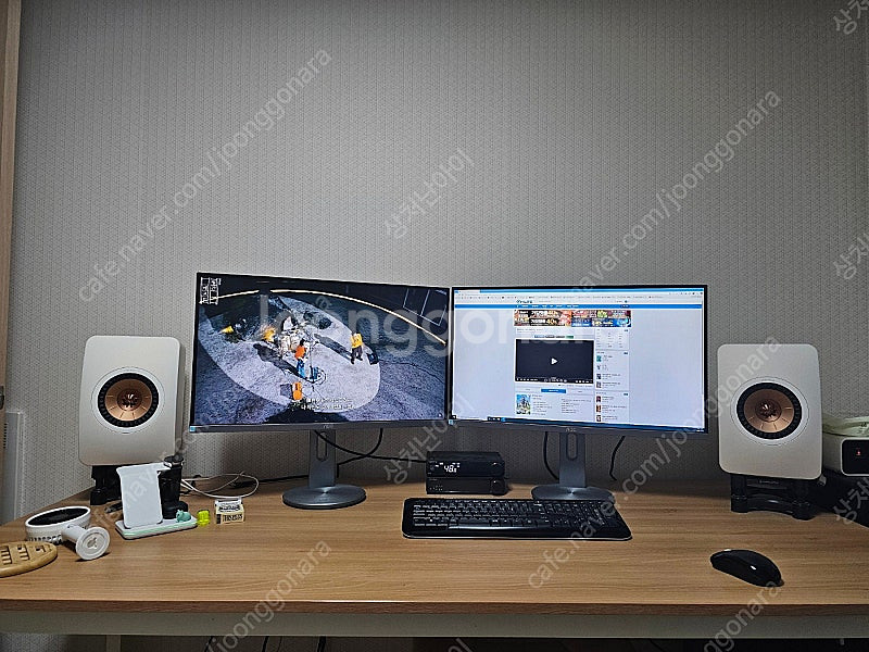 KEF LS50 META (화이트) + 받침대 판매--0