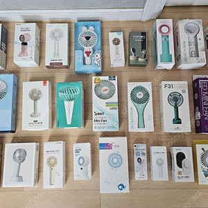 선풍기(USB충전 휴대용, 탁상용, 스탠드형, 날개없는), 우산(루이까또즈, 잭니클라우스, 스위스밀리터리), 아이스 쿨러팩, 방수팩 팝니다. (미사용)