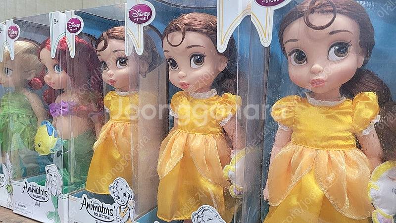 디즈니 베이비돌 벨 아리엘 팅커벨--1