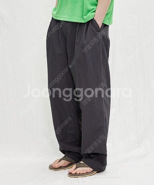 [3(L)] COFWI 코프위 린넨 와이드 투턱 팬츠 ...--0