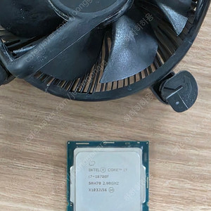 정품CPU i7-10700F + 정품쿨러