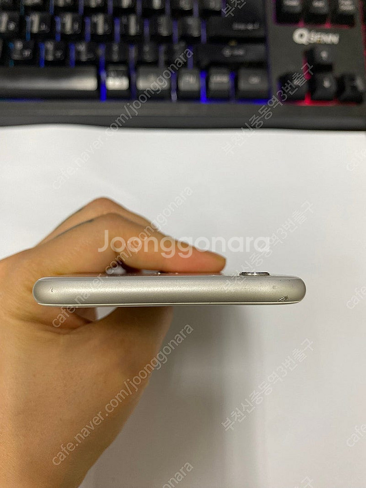 496742 아이폰6 실버 액정SS급 128GB 배터리...--3