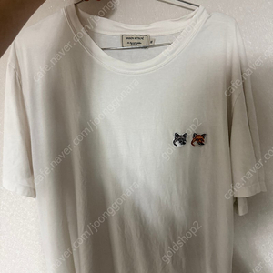 [XL] 메종키츠네 더블폭스 반팔티 정품