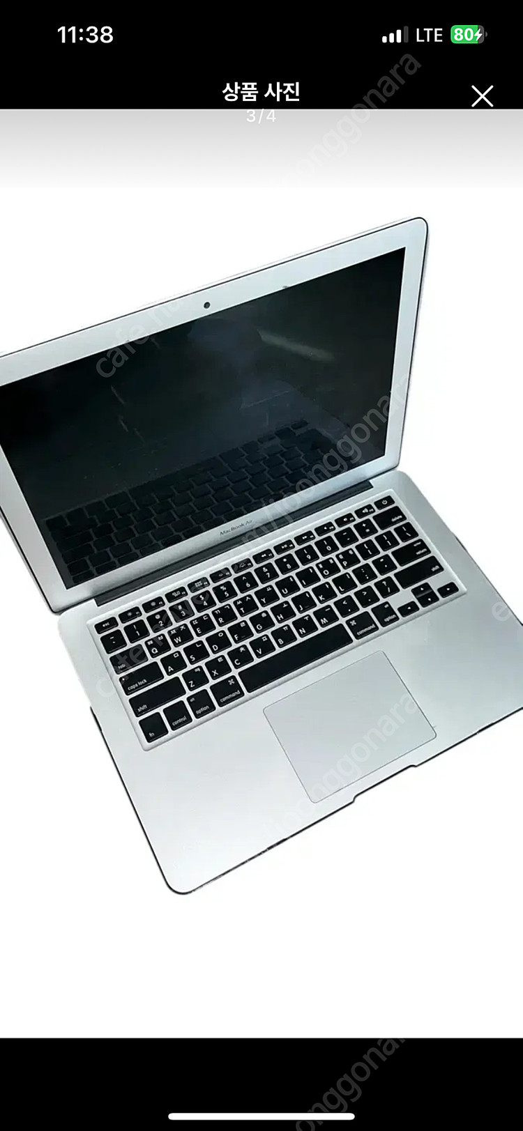 애플 맥북 에어 MacBook Air / 17년형 A1466 이미지