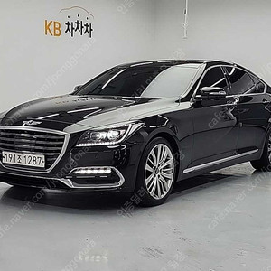 제네시스 G80 중고 제네시스 중고 가격 검정색 2018년식 3.3 GDI AWD 프레스티지 중고자동차