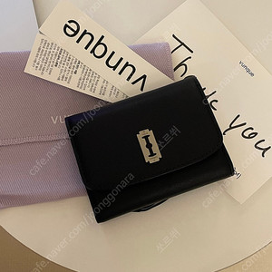 분크 오캄 룬 슬릿 반지갑 블랙