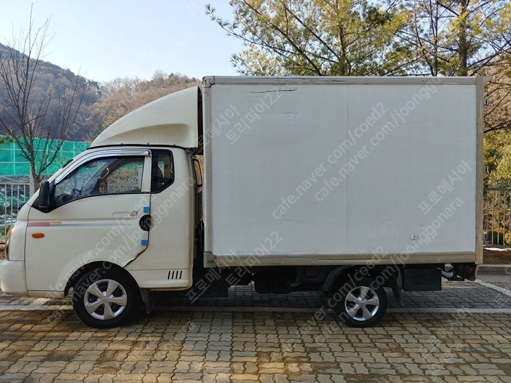 현대 포터2 탑차 택배차 오토 내장탑차 하이탑 탑차 1톤 트럭 이미지