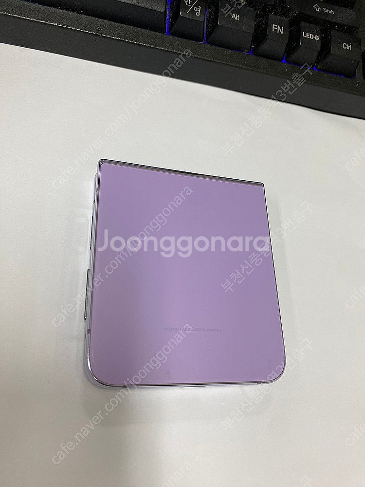 006633 갤럭시Z플립4 퍼플 AA급 256GB 무잔...--8