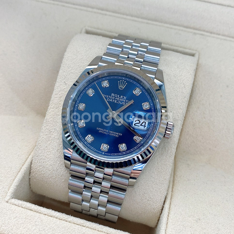 [팝니다] 롤렉스 데이트저스트 청판 10P 36mm 126234g - 2020년식 (1000048128)--1